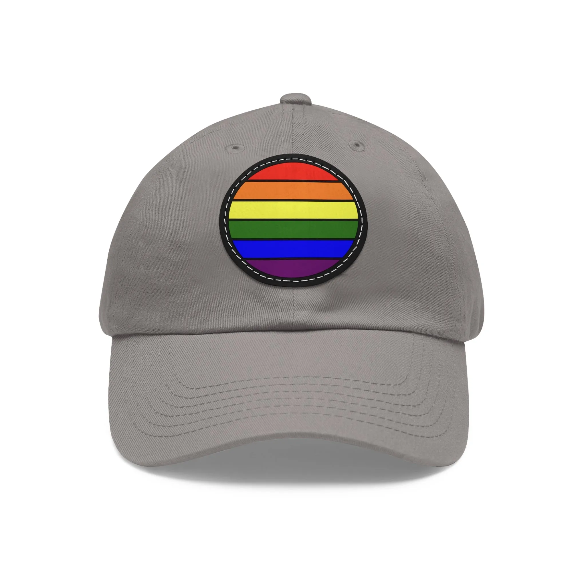 LGBTQ Pride Hat with Round Patch