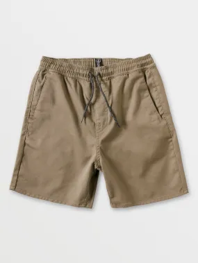 Little Boys Frickin Elastic Waist Shorts - Khaki