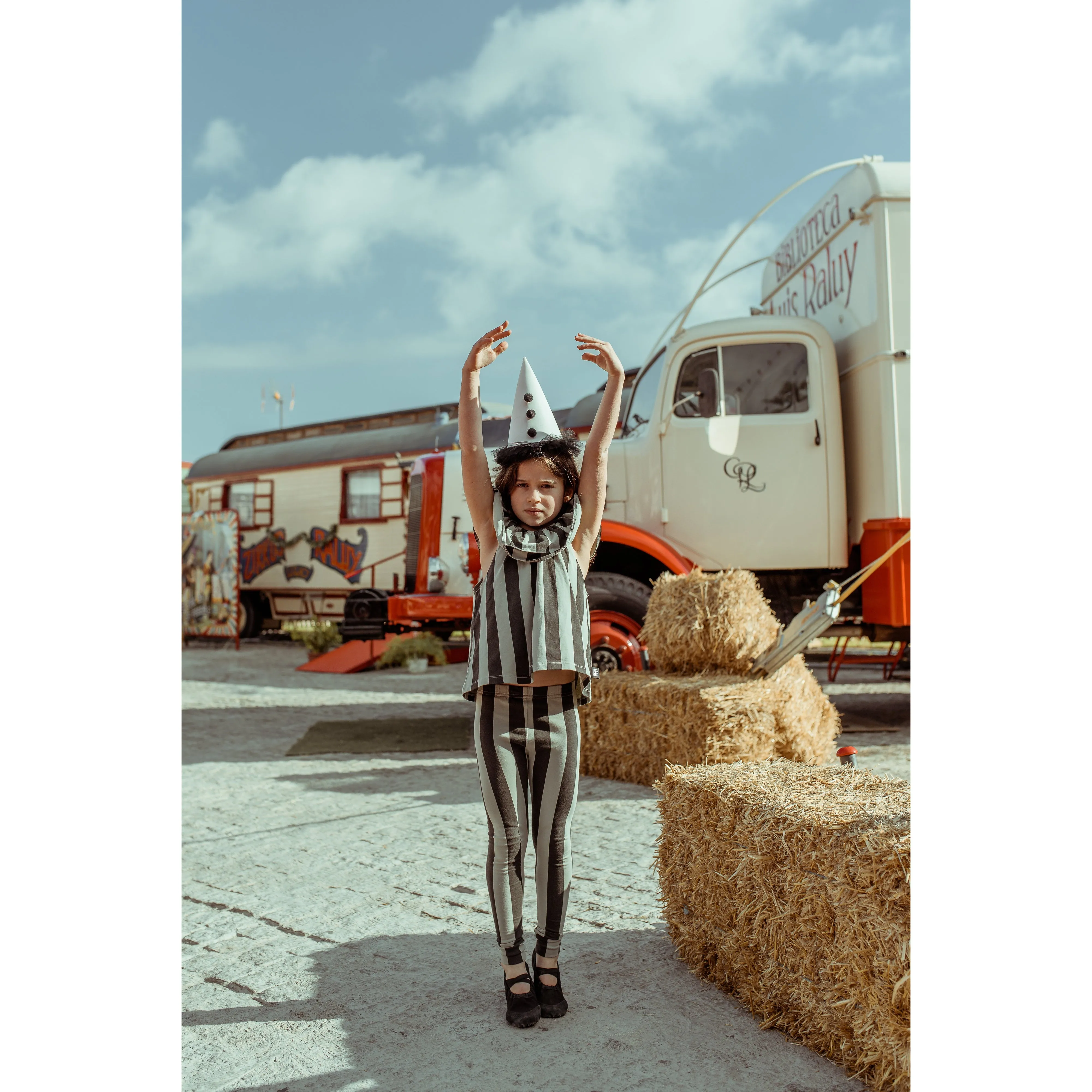 Little Man Happy STRIPED Leggings
