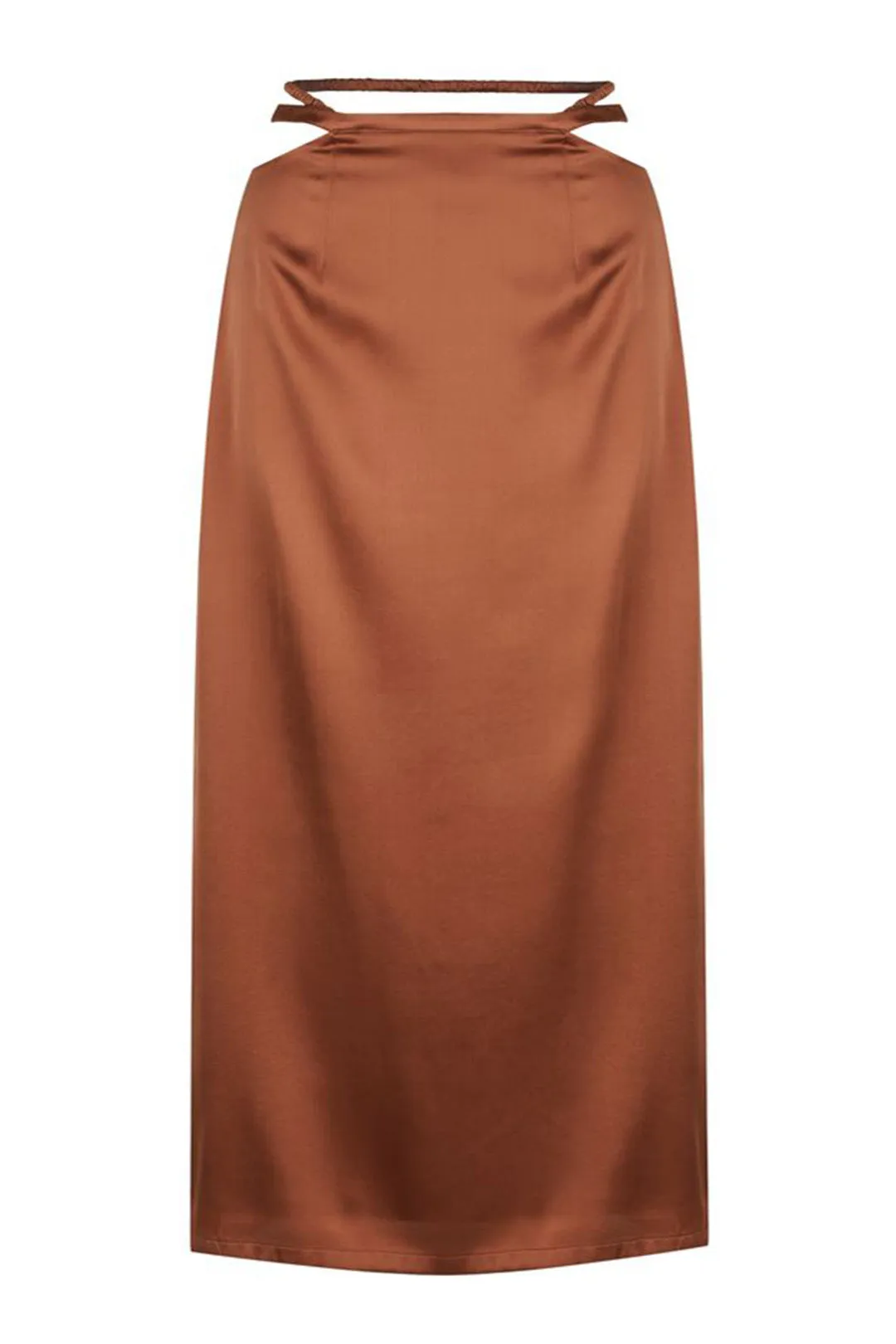 Maggie Midi Skirt in Clay