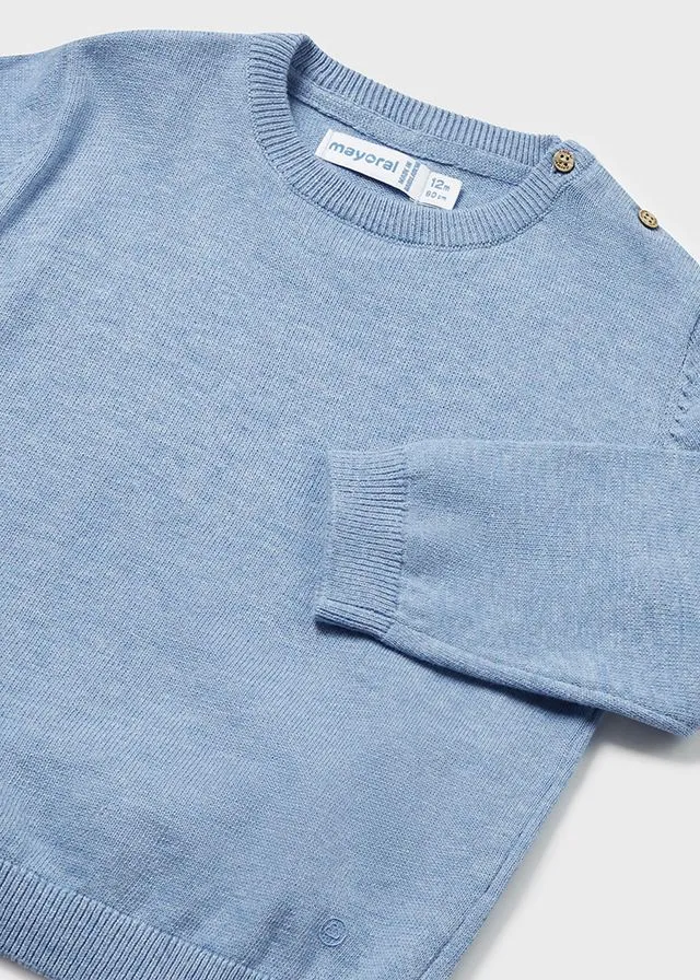 Mayoral Basic cotton jumper H. Ocean