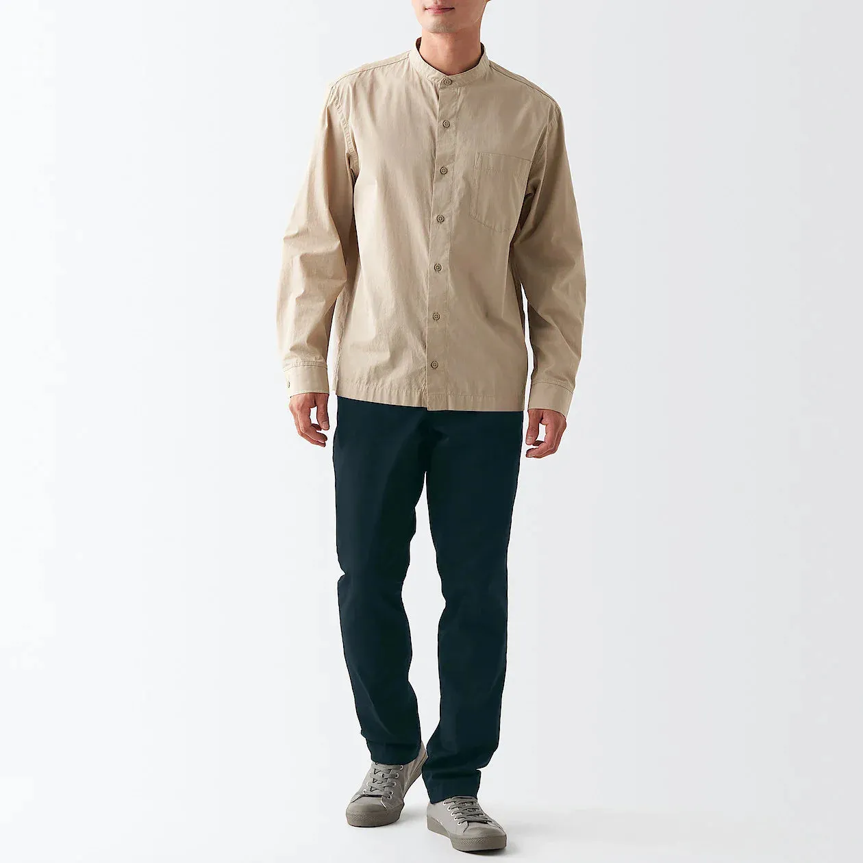 Men's 4-Way Stretch Chino Slim Pants Inseam 85cm