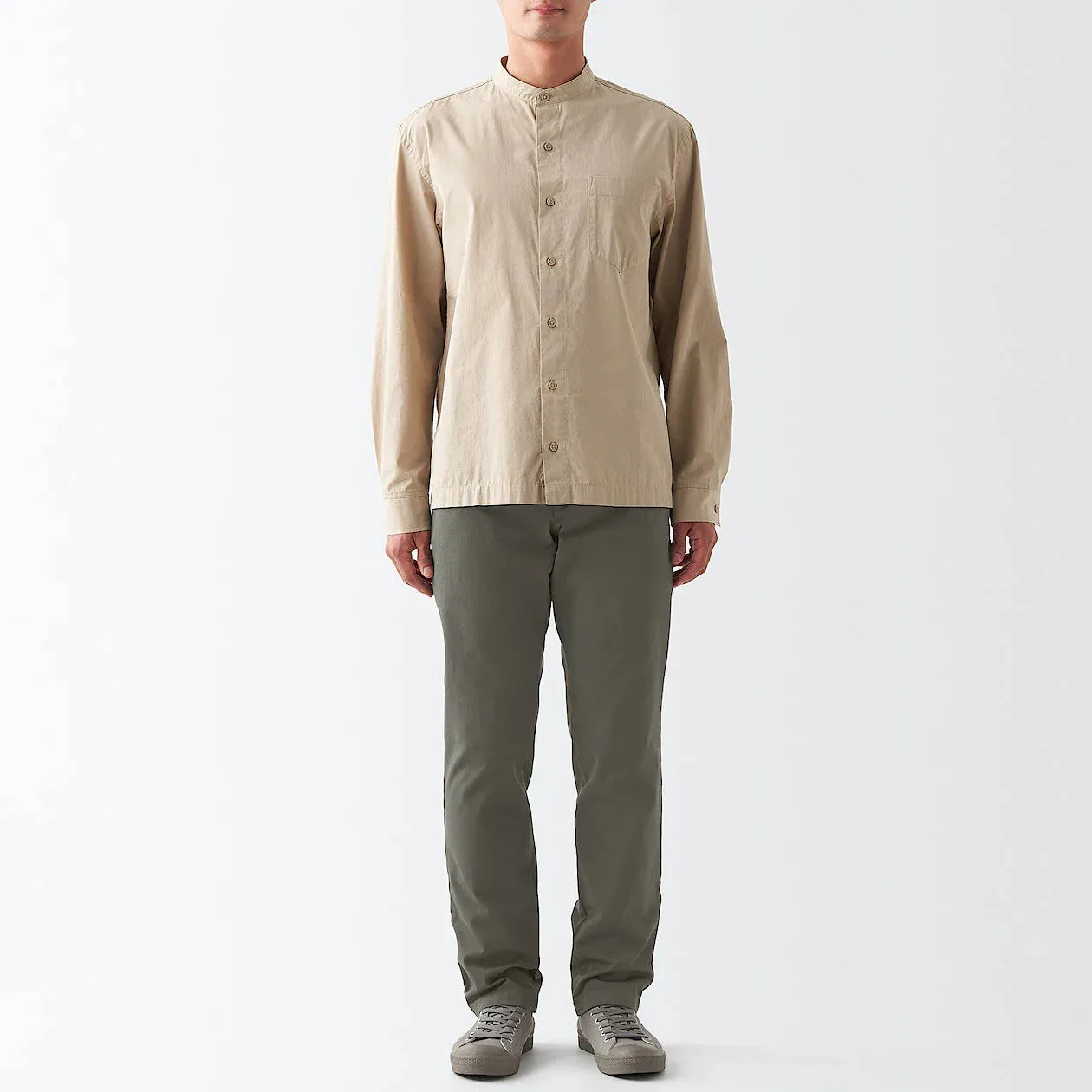 Men's 4-Way Stretch Chino Slim Pants Inseam 85cm