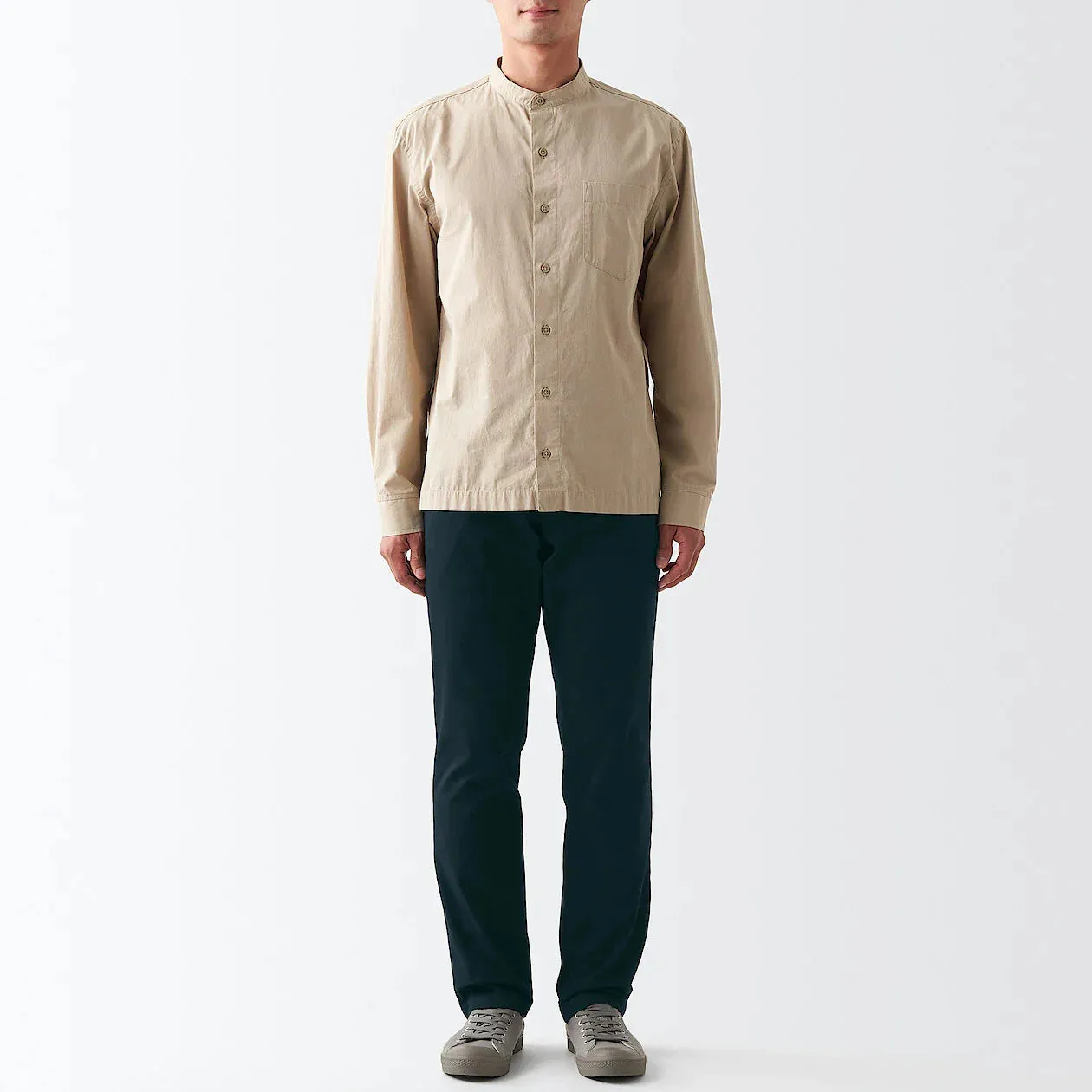 Men's 4-Way Stretch Chino Slim Pants Inseam 85cm