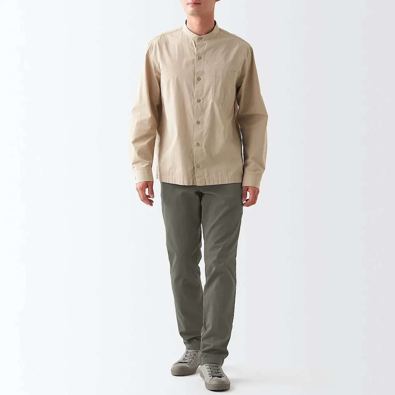 Men's 4-Way Stretch Chino Slim Pants Inseam 85cm