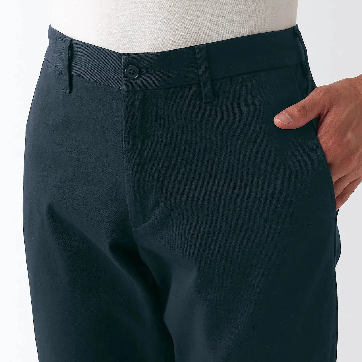 Men's 4-Way Stretch Chino Slim Pants Inseam 85cm