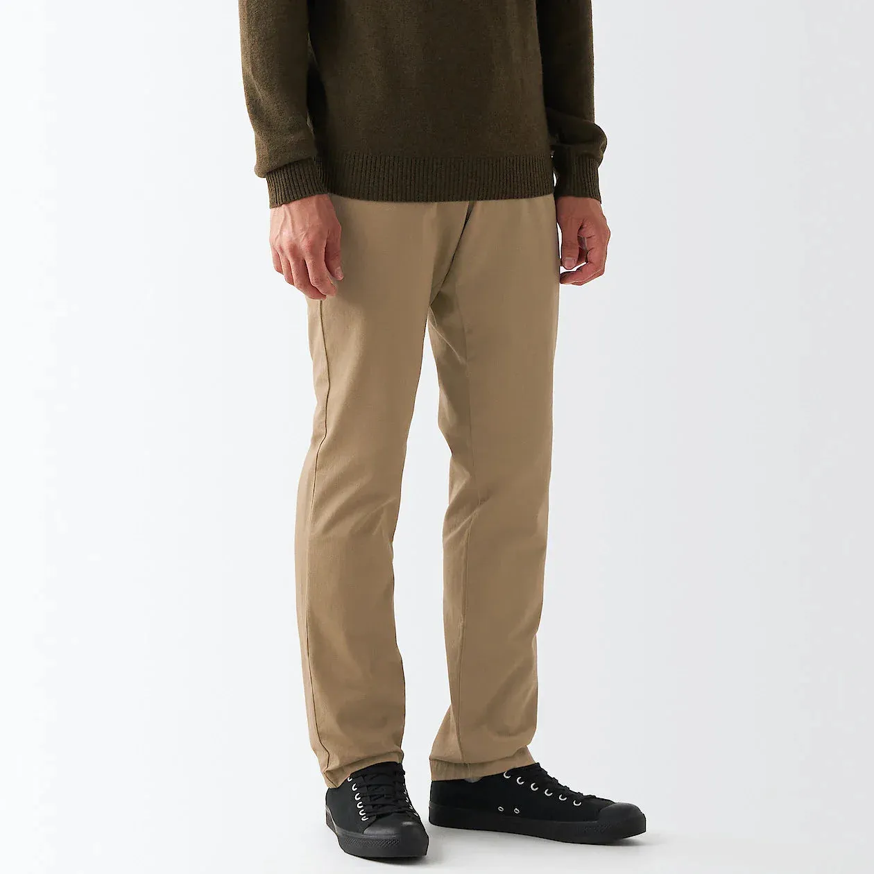 Men's 4-Way Stretch Chino Slim Pants Inseam 85cm