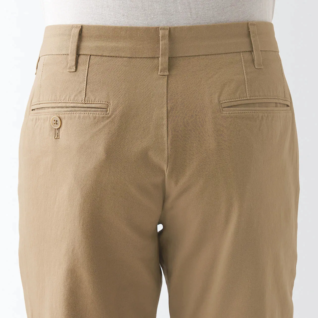 Men's 4-Way Stretch Chino Slim Pants Inseam 85cm