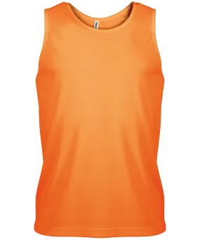 Mens sports vest | Orange