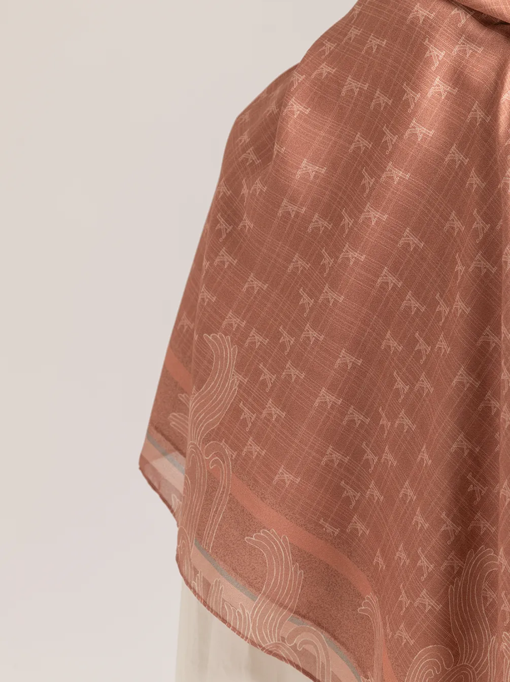 MONOGRAM XL SCARF ROSEWOOD