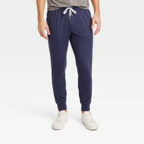 New - Men's Soft Stretch Joggers - All In Motion Starless Night Blue S