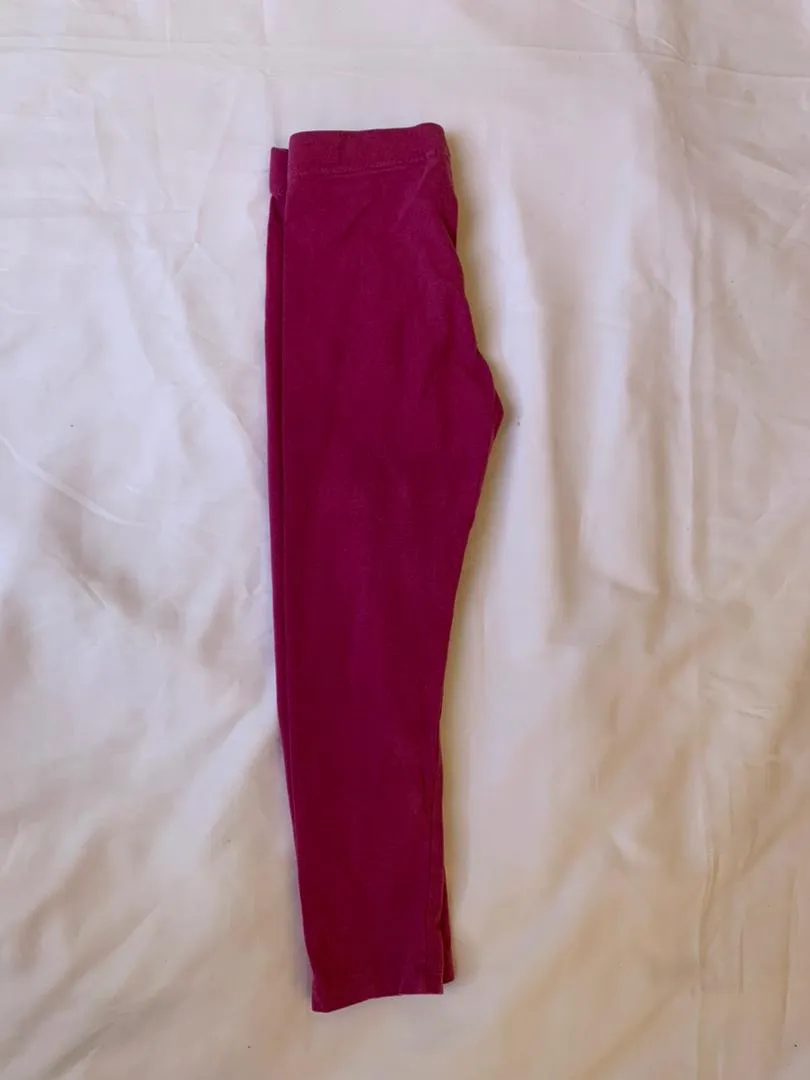 Next pink leggings size 3-4years