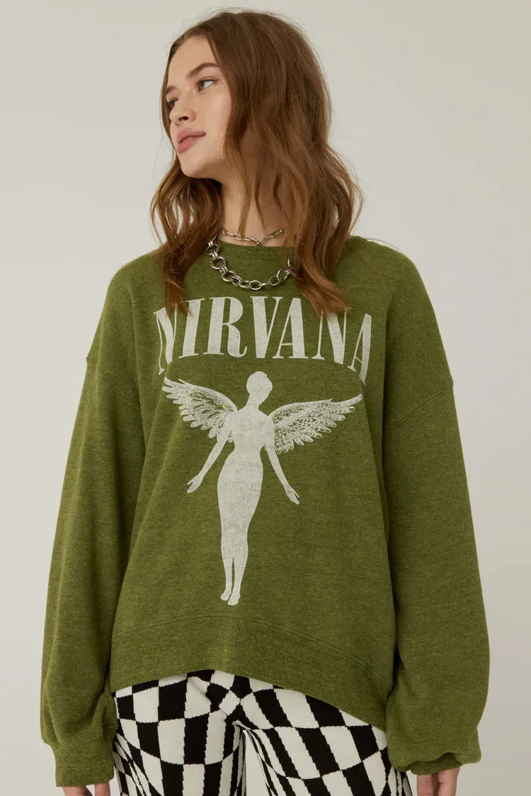 NIRVANA IN UTERO TOUR OVERSIZED CREW