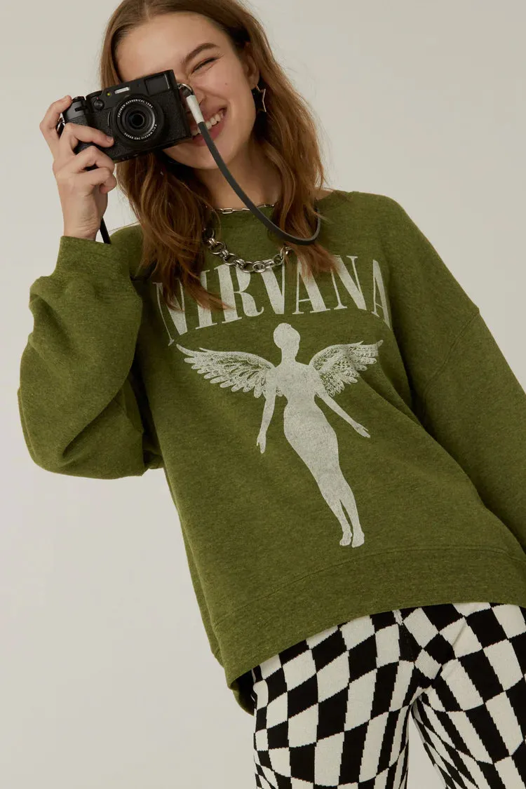 NIRVANA IN UTERO TOUR OVERSIZED CREW