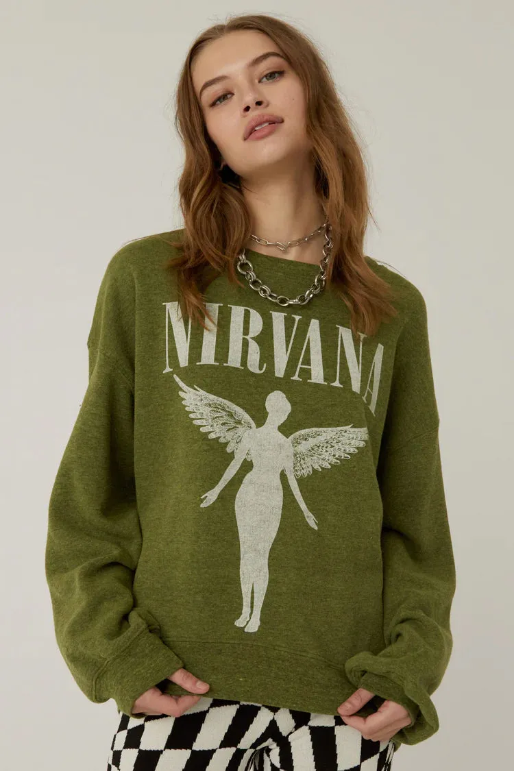 NIRVANA IN UTERO TOUR OVERSIZED CREW
