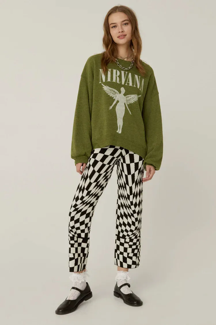 NIRVANA IN UTERO TOUR OVERSIZED CREW
