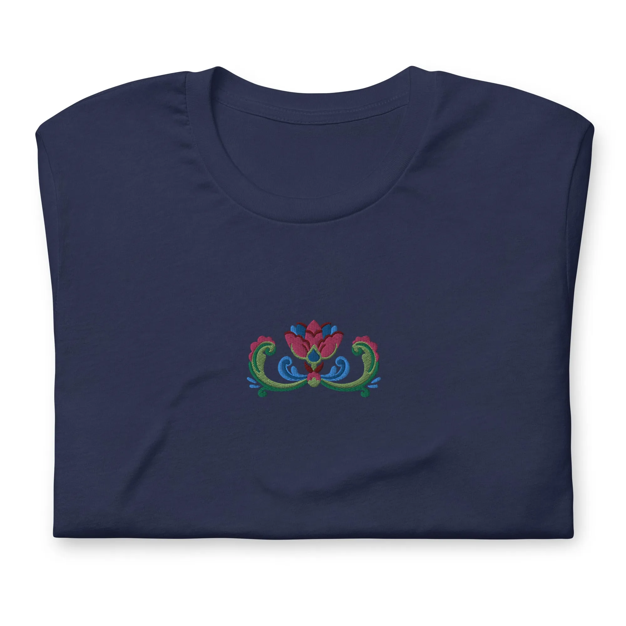 Norwegian Rosemaling Embroidered T-Shirt