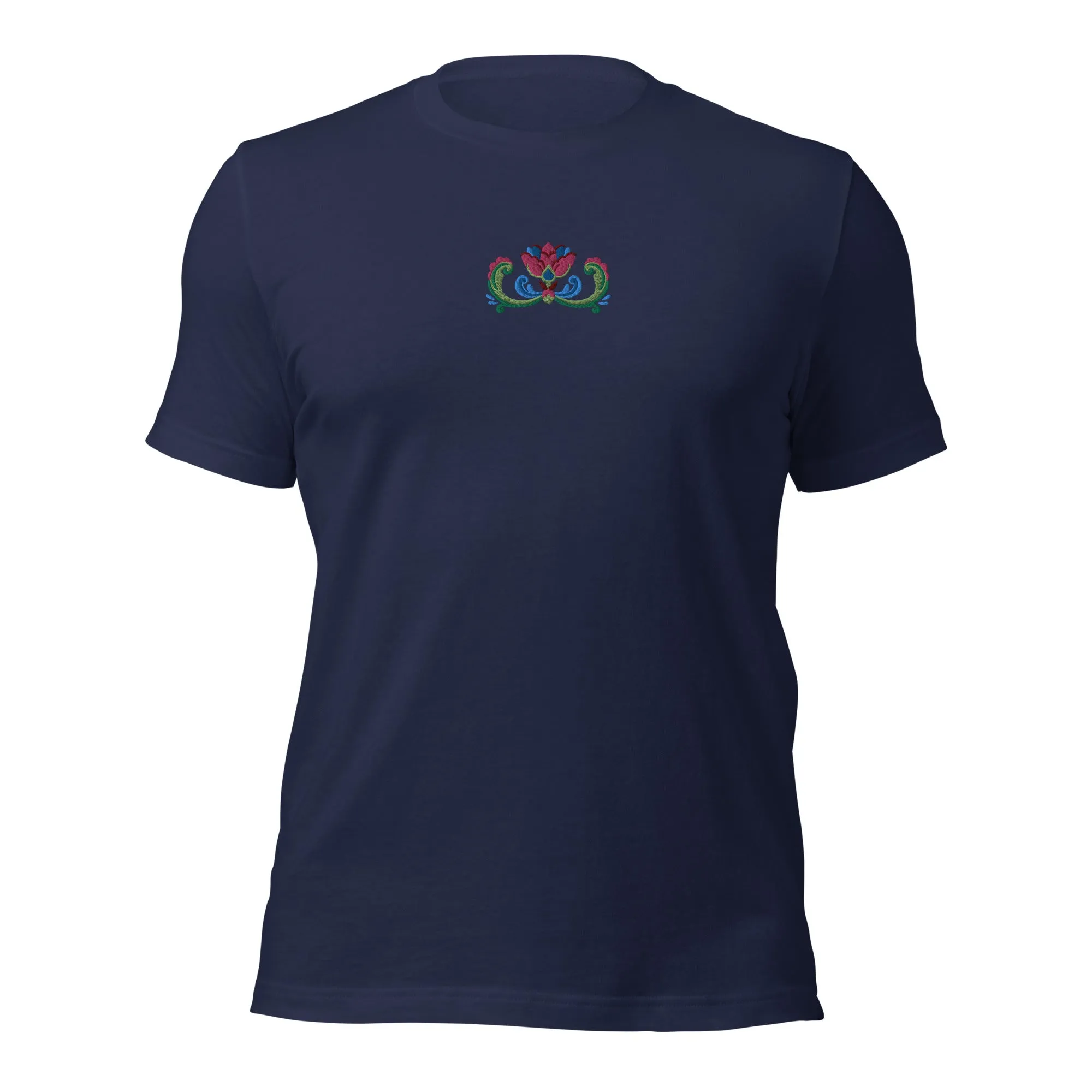 Norwegian Rosemaling Embroidered T-Shirt