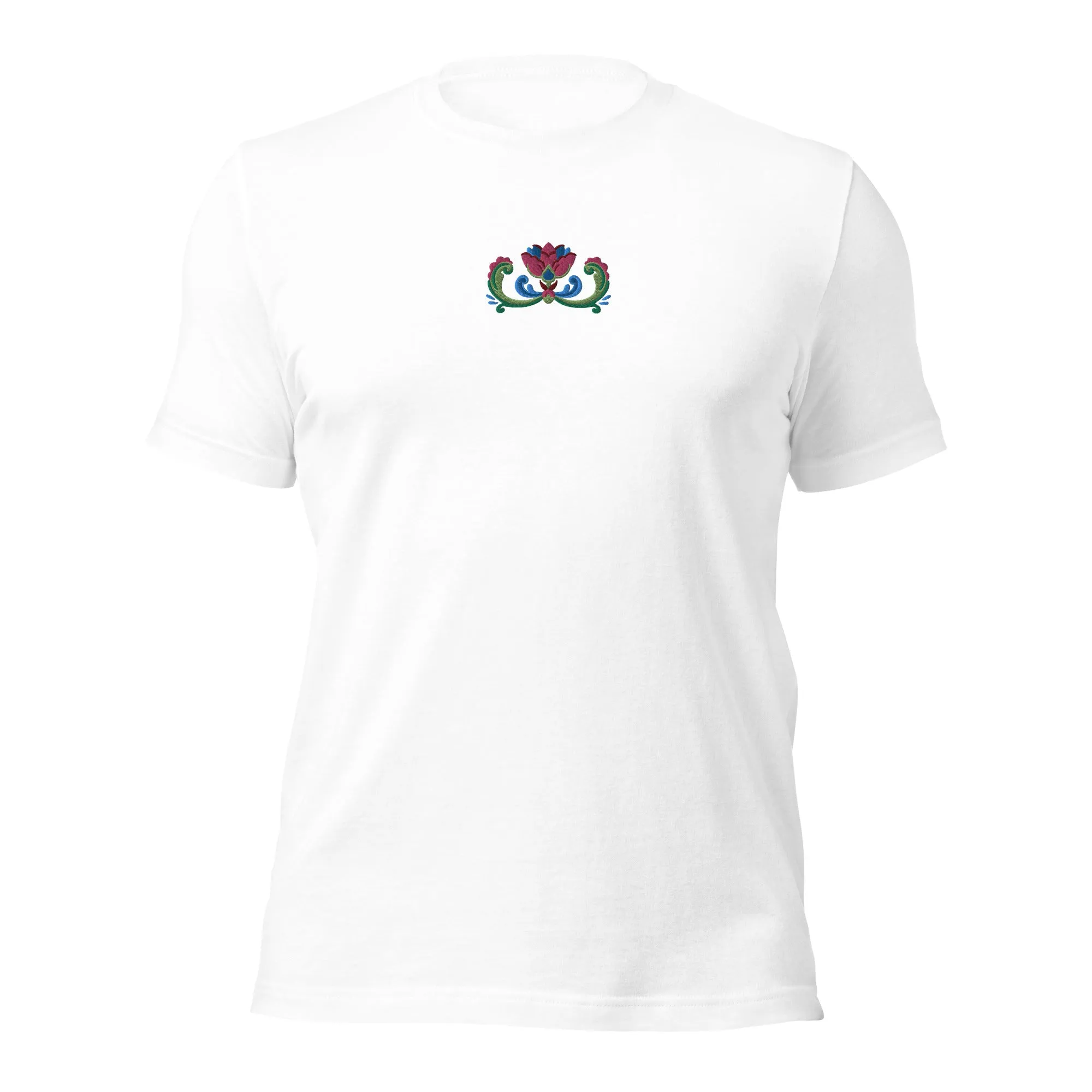 Norwegian Rosemaling Embroidered T-Shirt