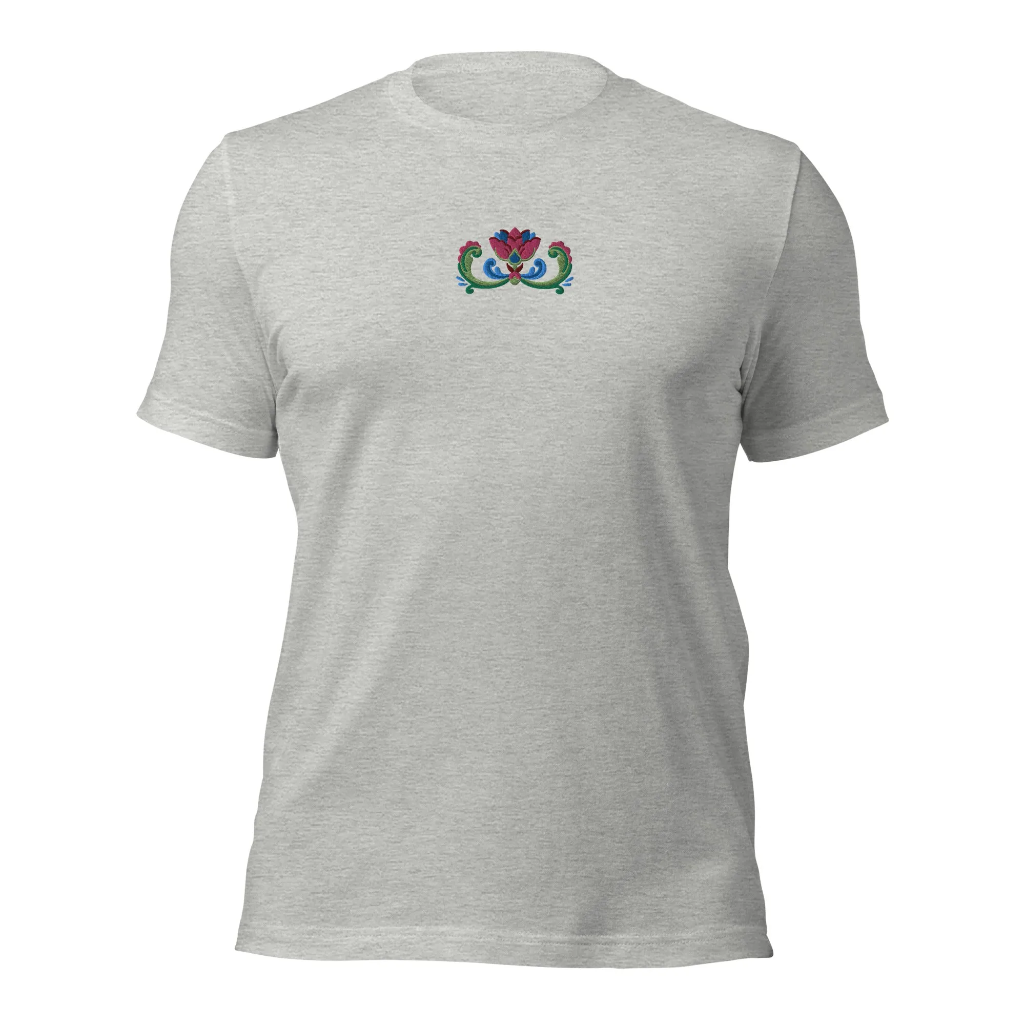 Norwegian Rosemaling Embroidered T-Shirt