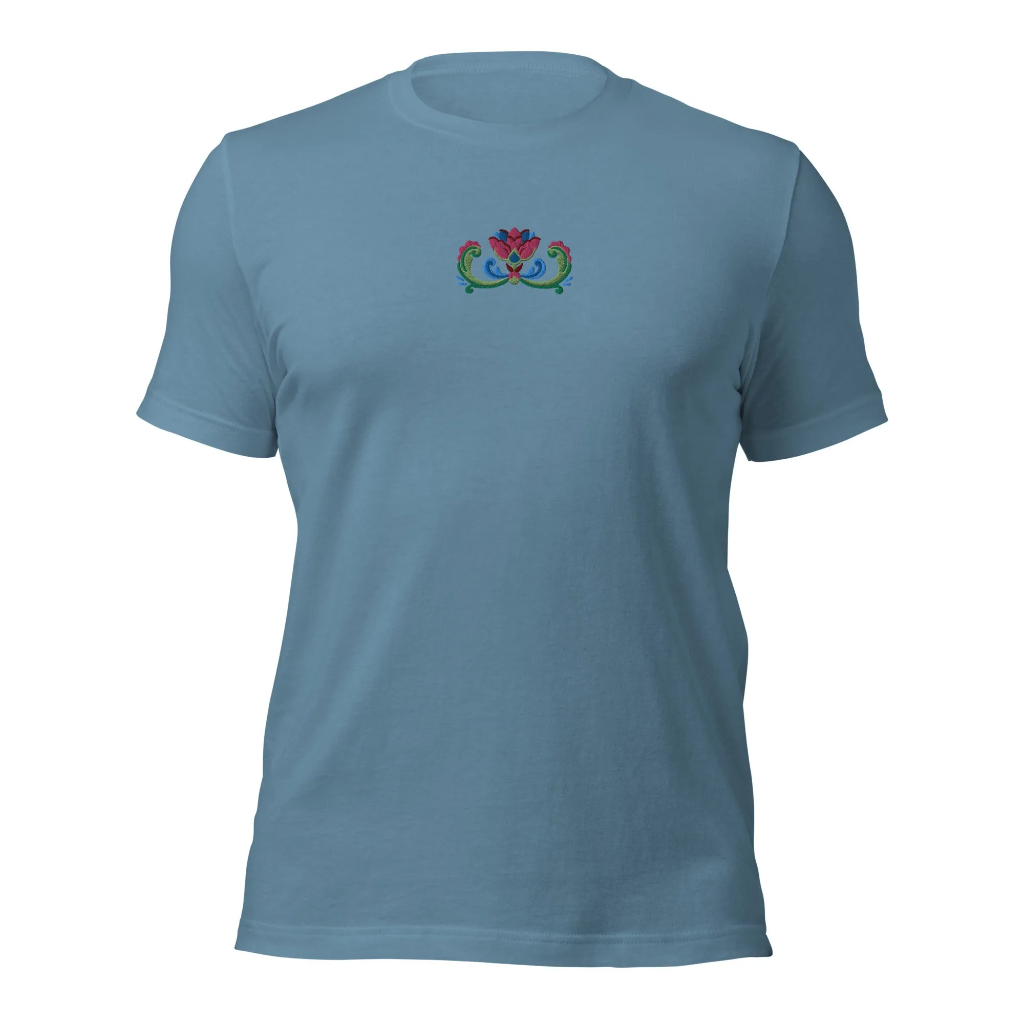 Norwegian Rosemaling Embroidered T-Shirt