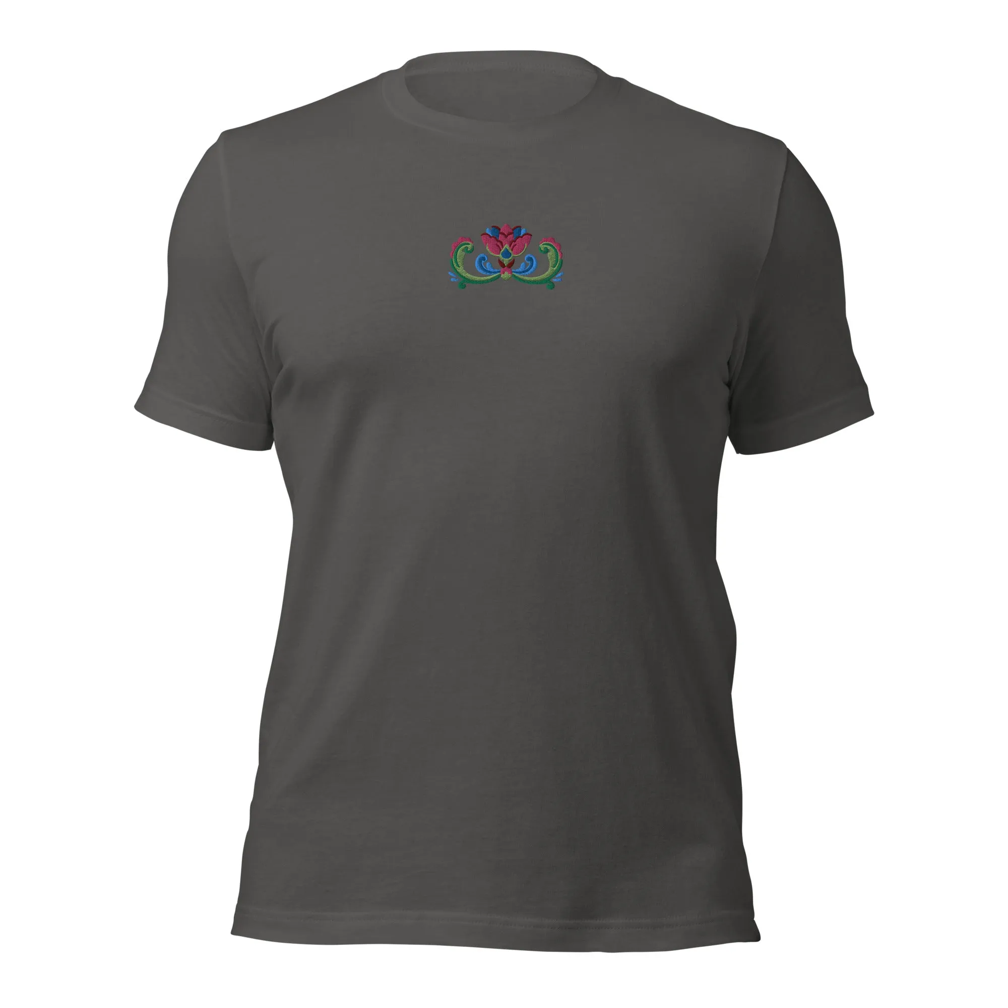 Norwegian Rosemaling Embroidered T-Shirt
