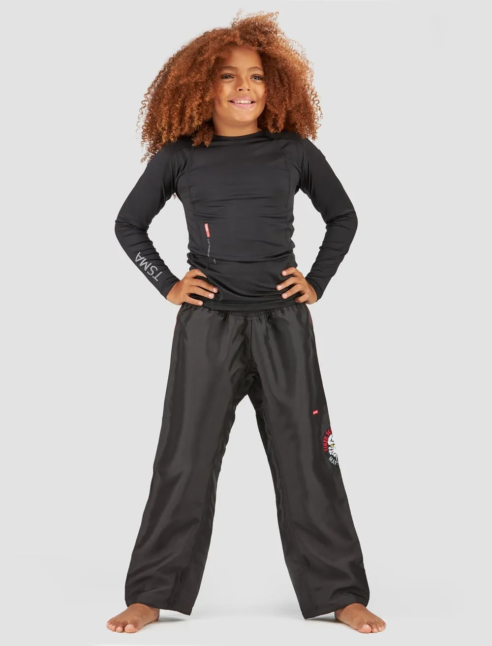 Nylon Uniform Pants Black