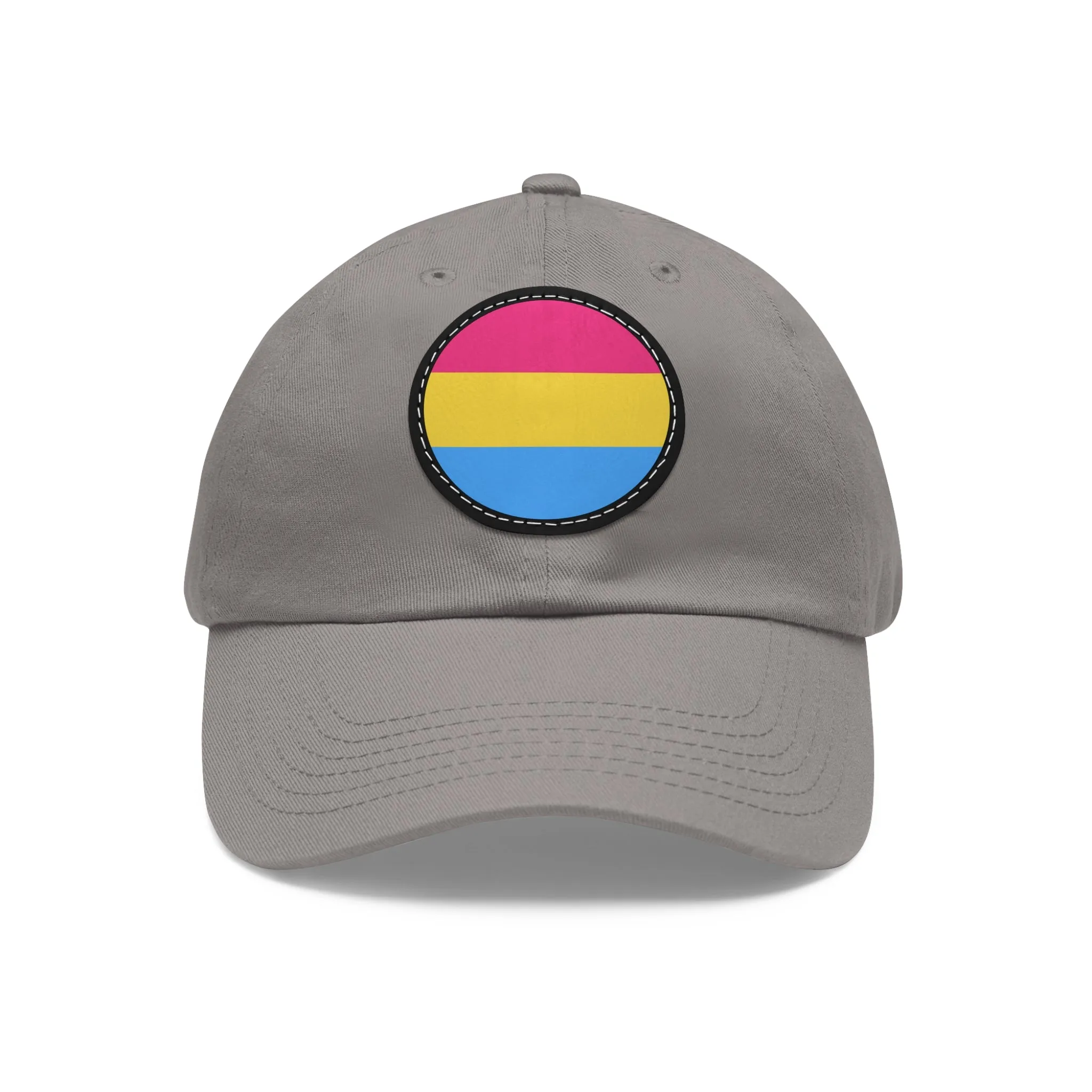 Pansexual Pan Pride Hat with Round Patch