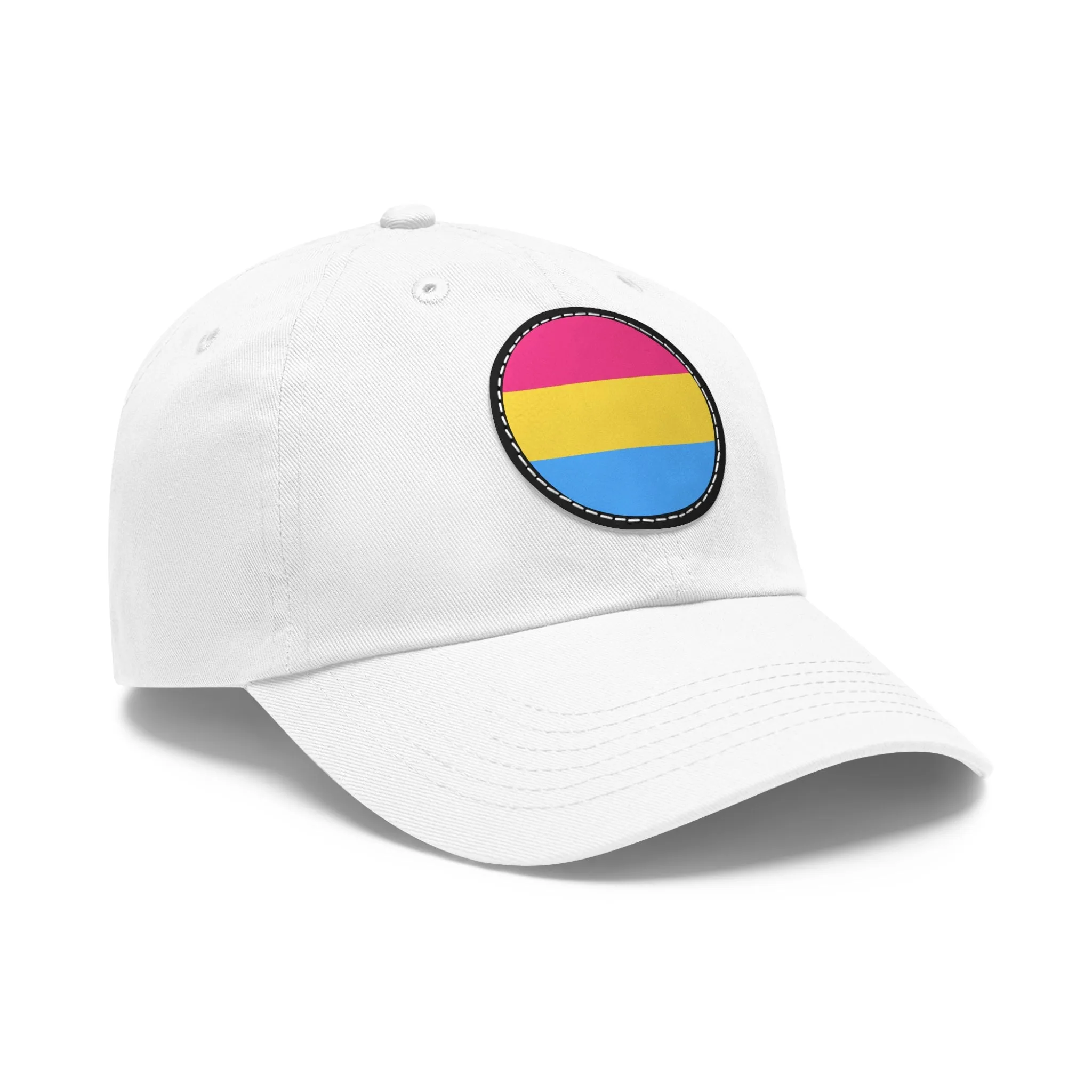Pansexual Pan Pride Hat with Round Patch