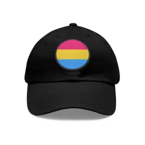 Pansexual Pan Pride Hat with Round Patch