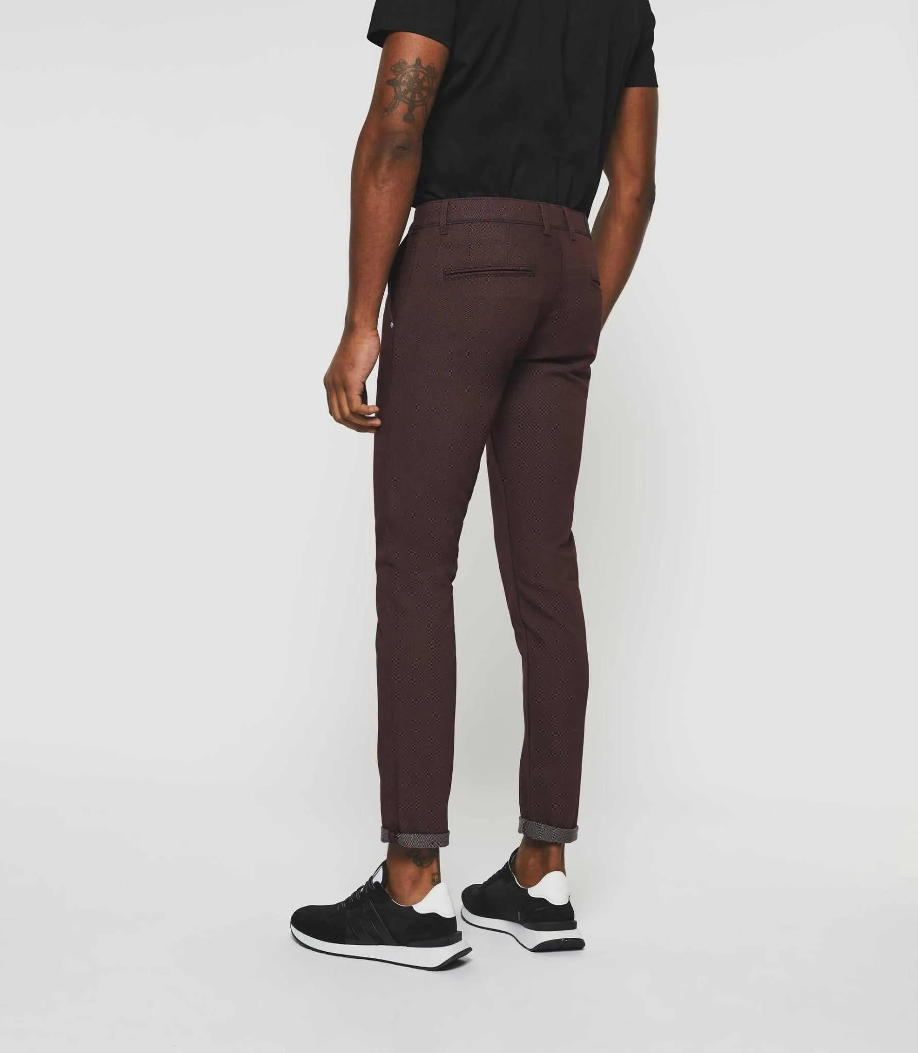 Pantalon casual urbain bordeaux "Nerrebi"