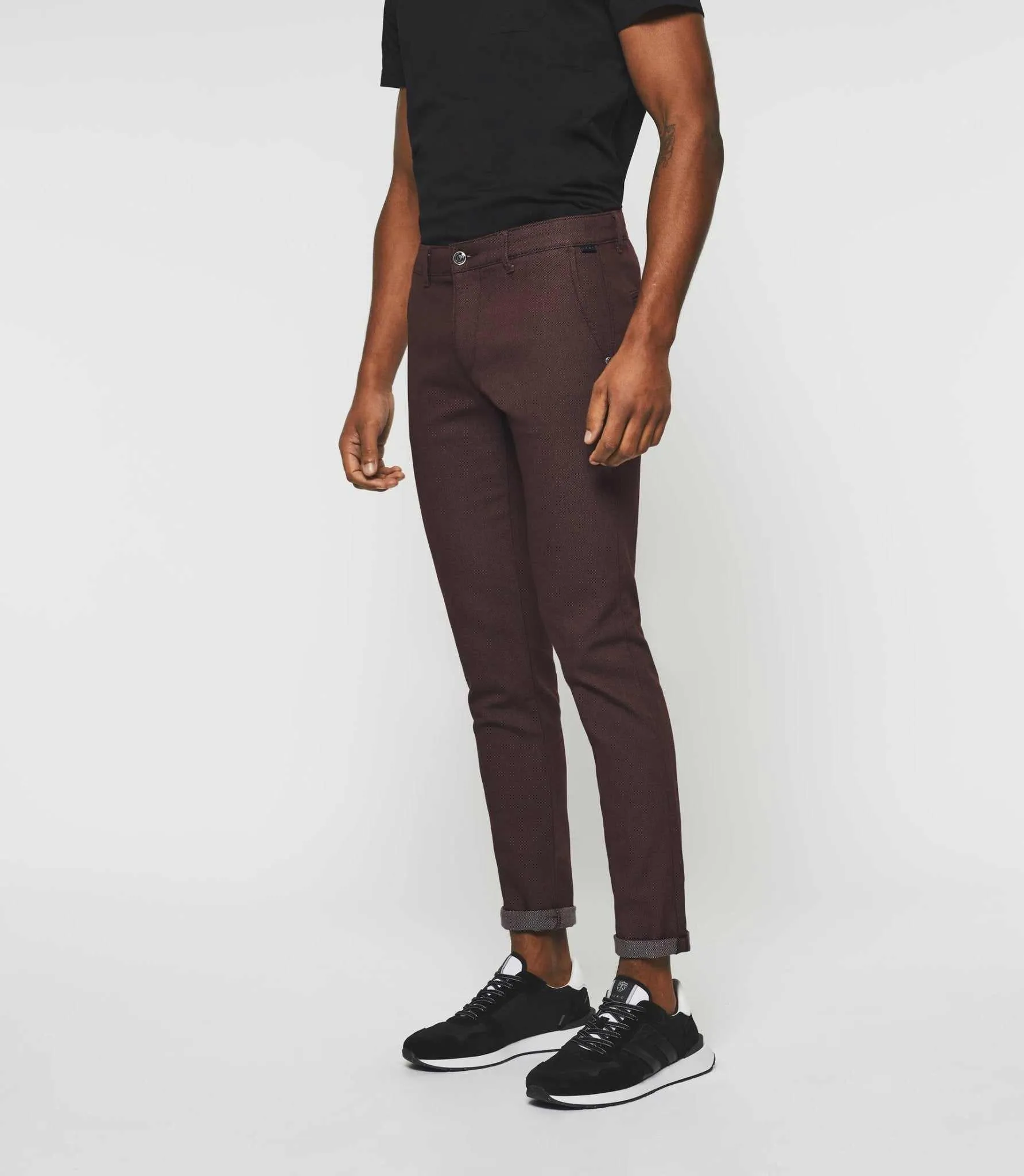 Pantalon casual urbain bordeaux "Nerrebi"