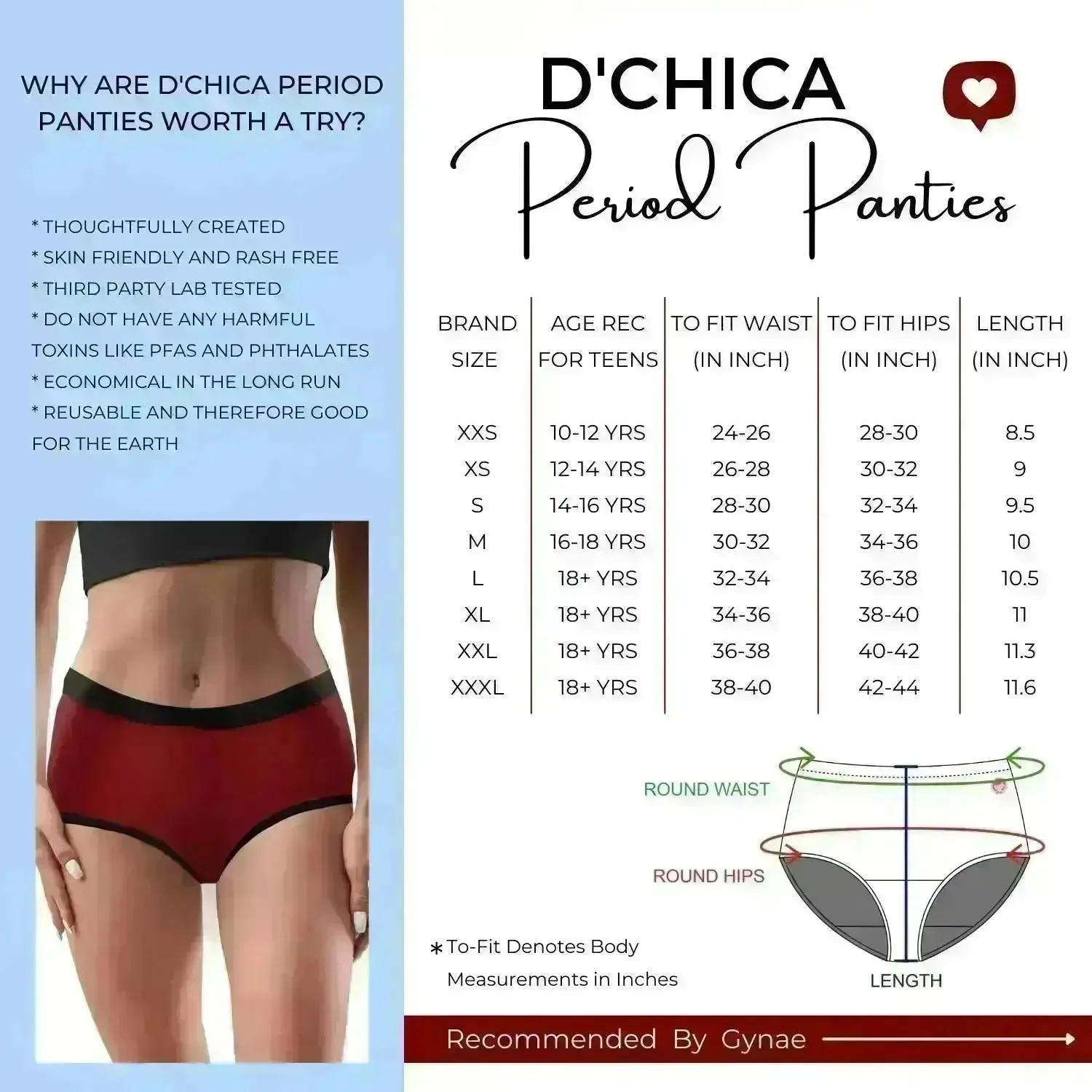 Period Panties | No Pad Needed | Rash Free | Leakproof | Reusable | Cat Print Period Panty
