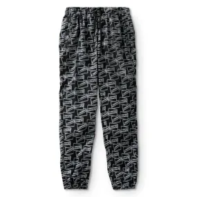 Pleasures Men's Reflective Track Pants Black