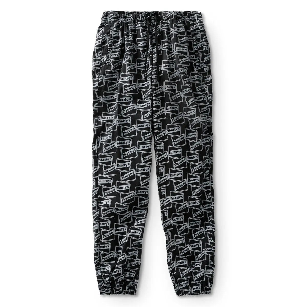 Pleasures Men's Reflective Track Pants Black