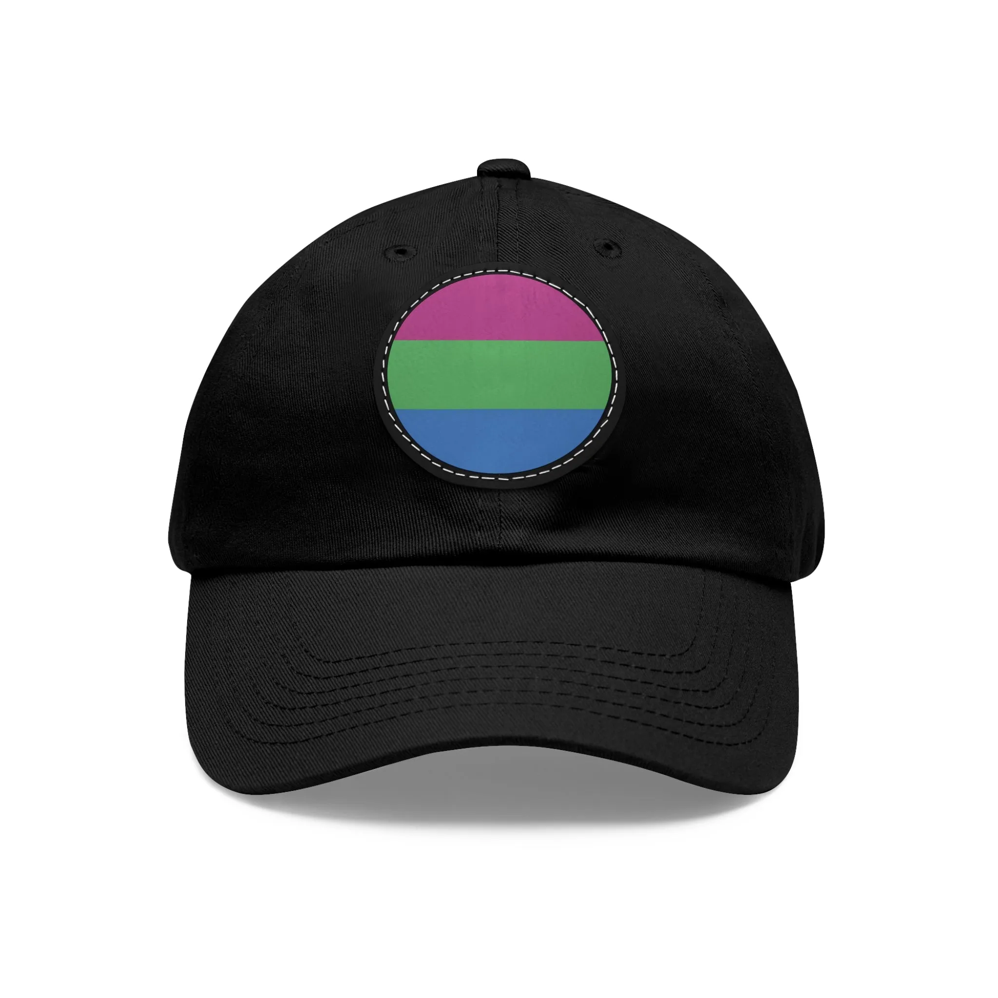 Polysexual Poly Pride Hat with Round Patch
