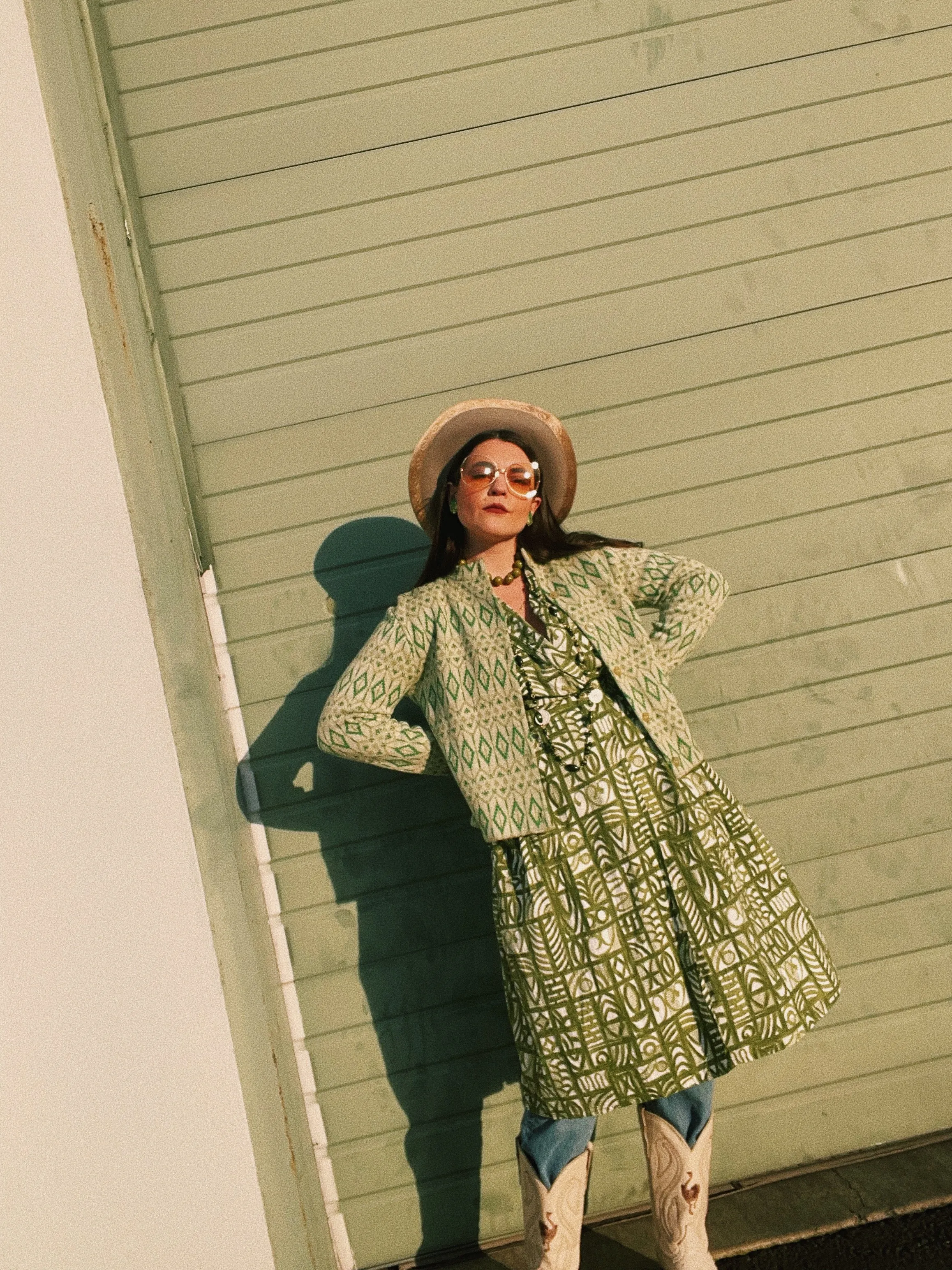 Printed Wrap Dress
