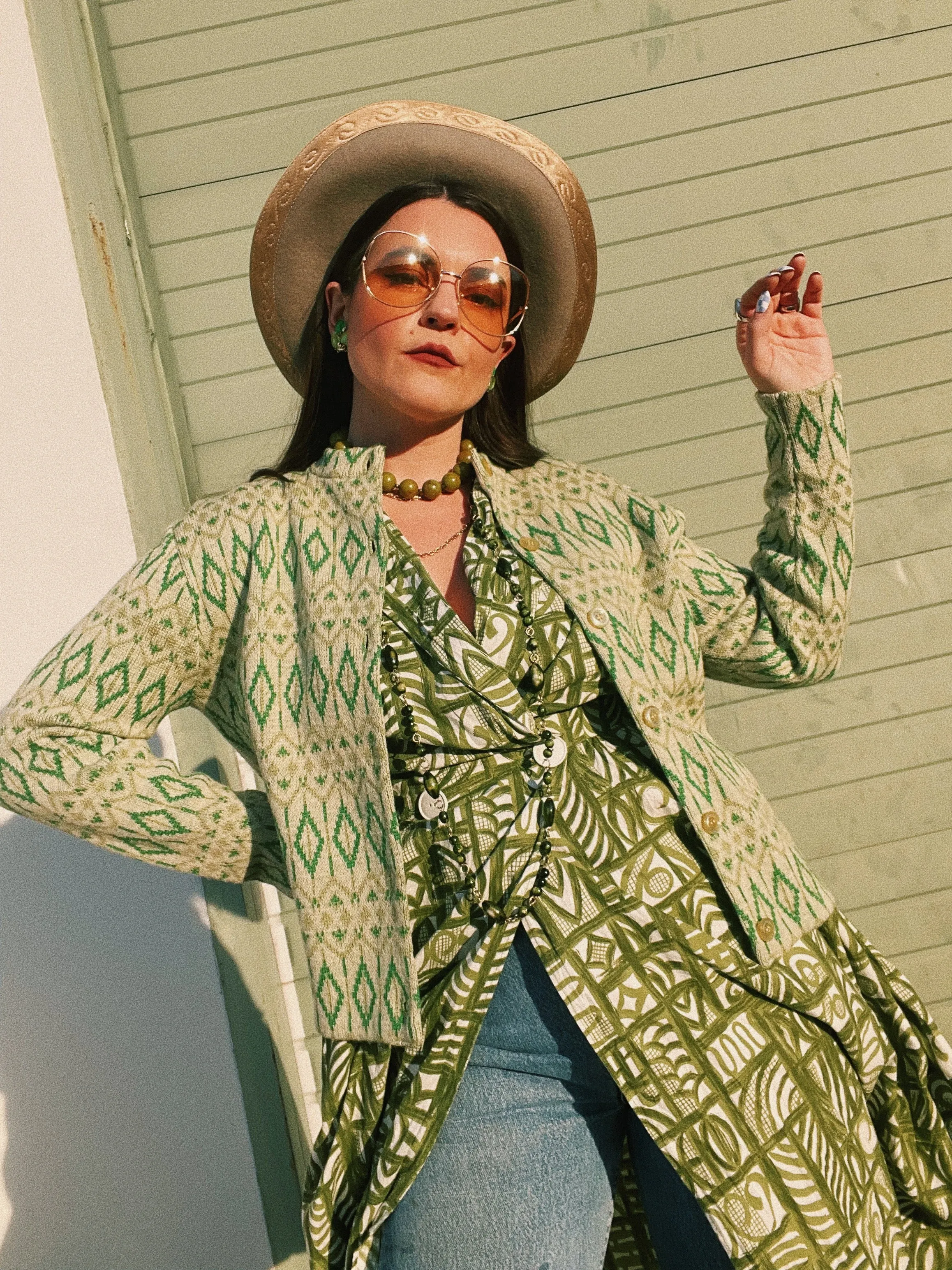 Printed Wrap Dress