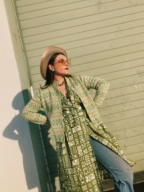 Printed Wrap Dress