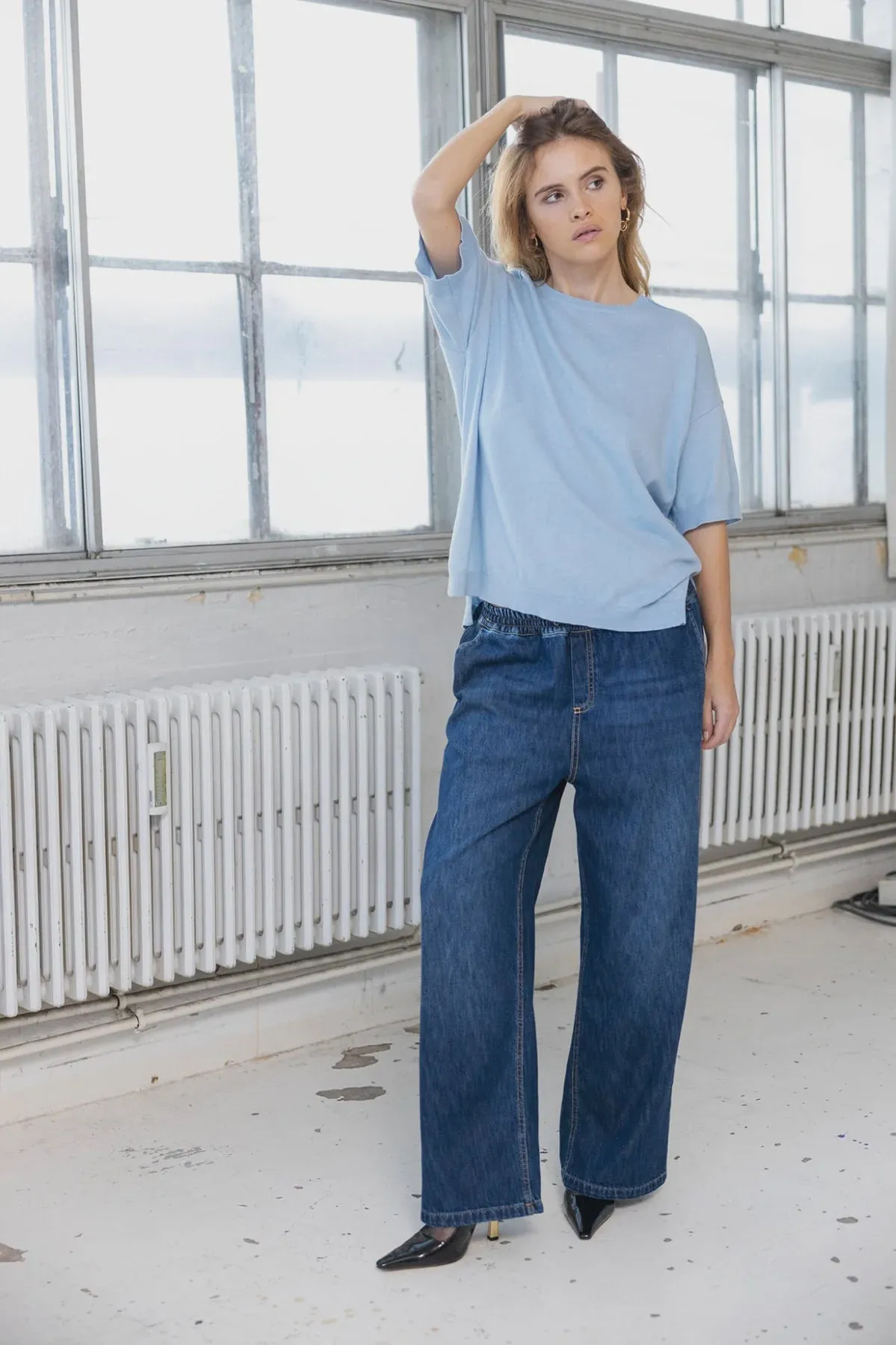 Project AJ117 Polly Trousers - Indigo