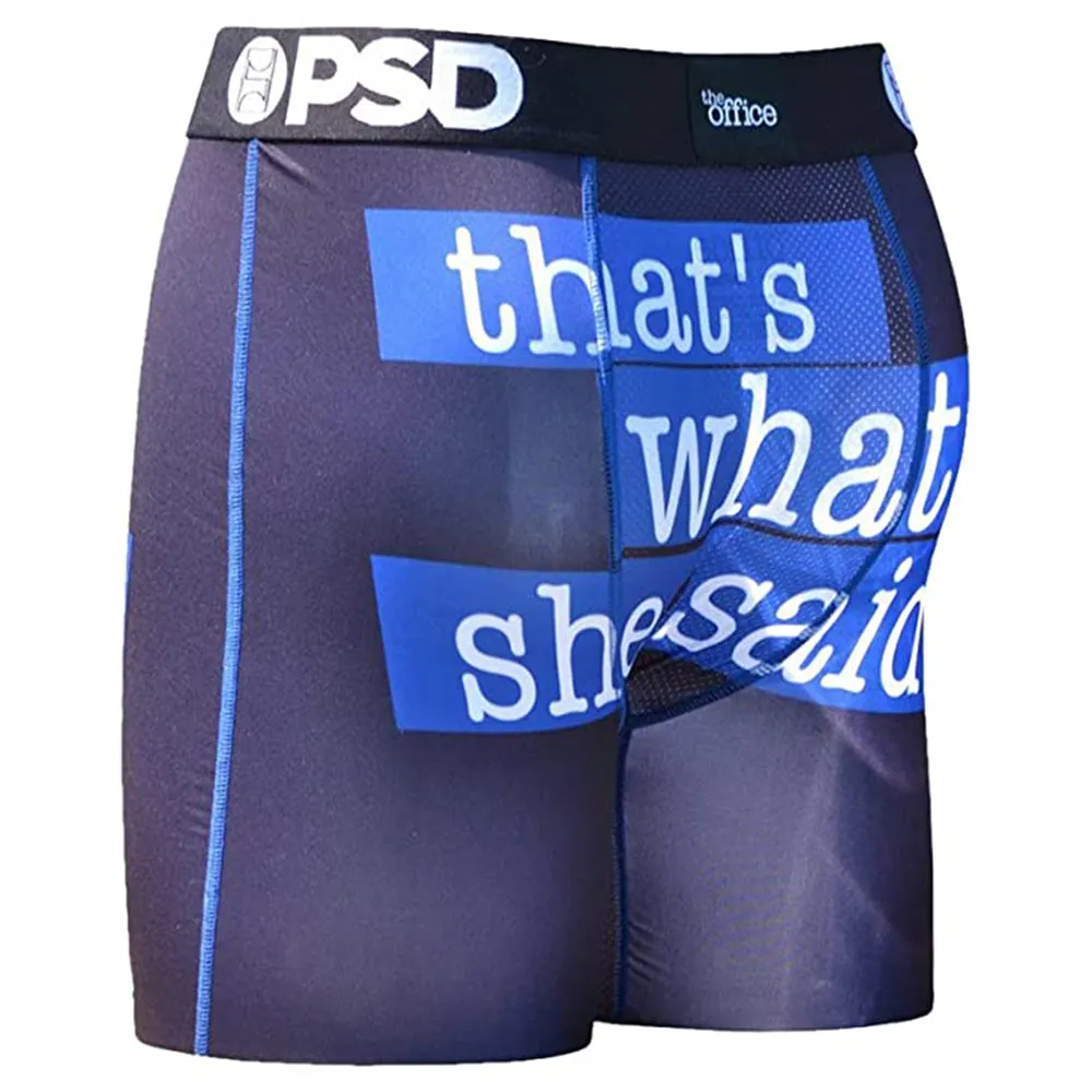 PSD Mens Black Boxer Brief Underwear - E11911039-BLK-S