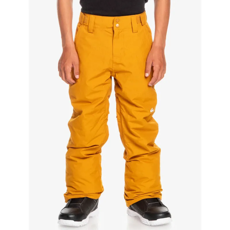 Quiksilver Estate Youth Pant- Buckthorn Brown (CNR0)