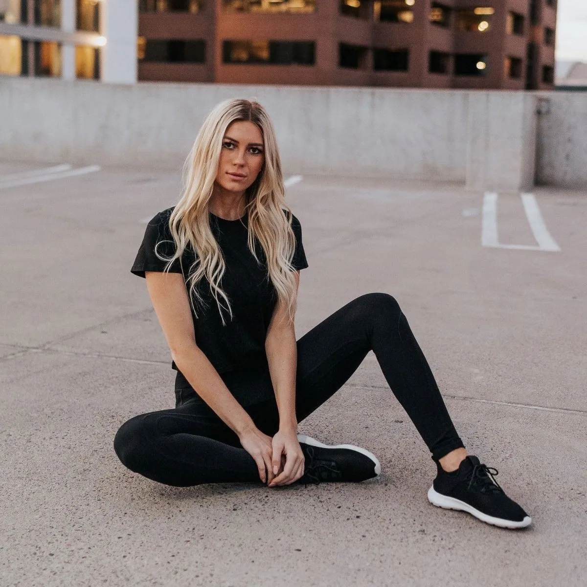 Ribbed Shakti Pants - Black