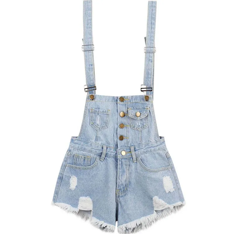 Ripped Denim Short Trouser Pants SD00160