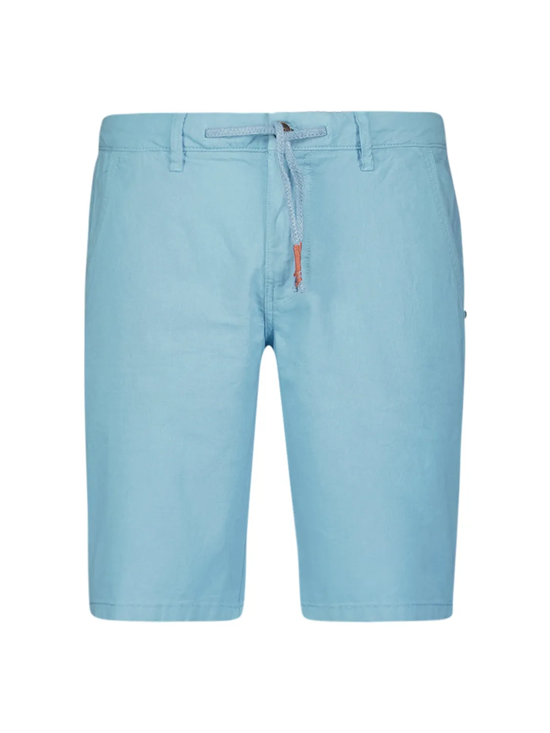 Short With Linen Garment Dyed | Aqua