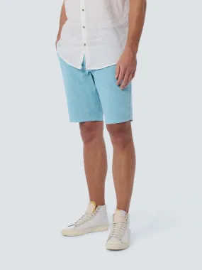 Short With Linen Garment Dyed | Aqua