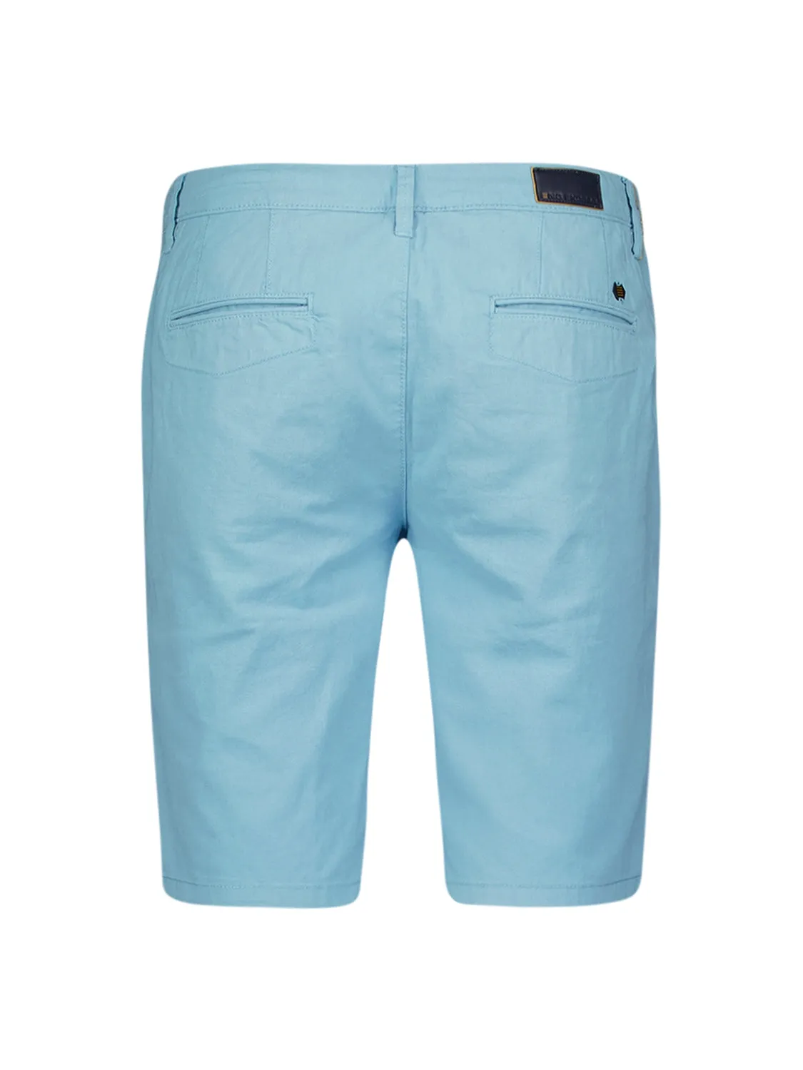 Short With Linen Garment Dyed | Aqua