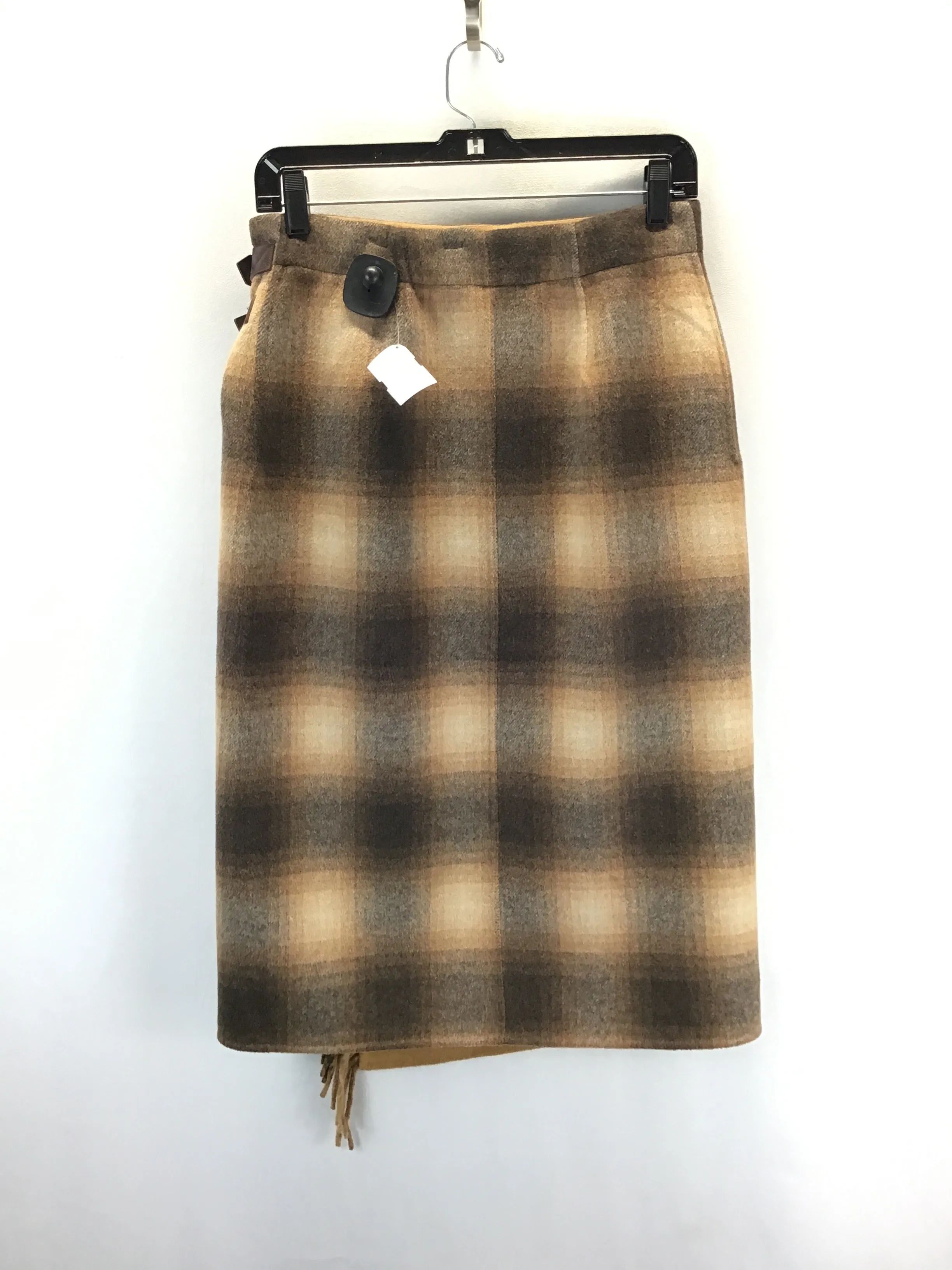 Skirt Midi By Banana Republic In Brown, Size: S