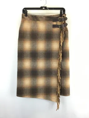 Skirt Midi By Banana Republic In Brown, Size: S