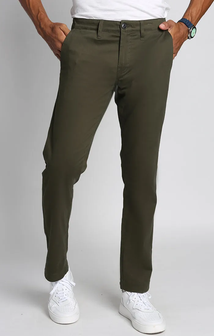 Stretch Straight Fit Bowie Chino